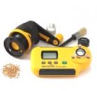 GRN3000 Grainmaster i 糧食谷物溫濕度儀;一個糧食粉碎機-壓縮器，可以快速簡便的測量樣品的濕度。同時還可以提供溫度探頭選件(GRN6046)，用于測量儲存的谷物的溫度；草料捆探(GRN6138)，用于測量草料捆的濕度。