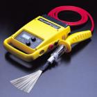 DC30 便攜式針孔電火花檢測儀 電壓范圍:0～30Kv ;分辨率:100V; 顯示:LCD3位半數(shù)字顯示;故障報警:音頻和視頻報警.



