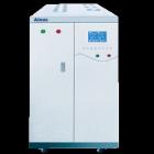 AN97010SSH  單相輸出程控變頻電源 輸出電壓低檔1～150V，高檔1～300V，效率高于85％。輸出容量：10KVA；電路方式：大屏幕液晶（320*240）顯示，IGBT/PWM脈沖寬度調(diào)節(jié)方式；工作方式：普通方式/步階方式（編程）/漸變方式（編程）