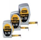 POWERLOCK公制卷尺,鍍鉻殼體具有抗強烈沖擊功能。拇指控制鎖定裝置。鋼帶經(jīng)過充分熱處理并附有耐磨損邁拉涂層，延長使用壽命10倍以上。  
