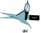 LB-5 針盤式內(nèi)測(cè)卡規(guī).測(cè)量范圍:20-40MM,最小讀數(shù):0.01MM.測(cè)量喉深:150MM,測(cè)頭高度:4MM