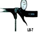 LB-7 針盤式內(nèi)測(cè)卡規(guī).測(cè)量范圍:10-70MM,最小讀數(shù):0.01MM.測(cè)量喉深:85MM,測(cè)頭高度:2MM