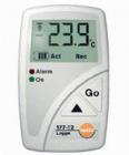  testo 177-T2電子溫度記錄儀，1通道，帶內(nèi)置傳感器，可快速瀏覽當(dāng)前讀數(shù)、儲存讀數(shù)、最大值/最小值、以及超過限值的次數(shù)。NTC(溫度)-40.0 ... 70.0 °C
 