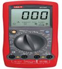 UT107 手持式汽車多用表 直流電壓：200mV-1000V；交流電壓：200V/750V；直流電流：200mA/10A；電阻：200W-20MW；攝氏溫度：-40℃∽1000℃；頻率：2kHz
 
