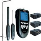 MP 200 多功能差壓風速儀 大型 LCD 藍色背光數(shù)字和圖形顯示屏?互換式差壓測量模塊?互換式四通道熱電偶溫度模塊?可記錄 8000 筆測量值和 50 個群組?搭配皮托管或平均式測片測量風速