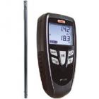 VT 100S  精密型熱線風(fēng)速儀 ?雙行藍(lán)色背光 LCD 數(shù)字顯示屏
?測(cè)量風(fēng)速, 風(fēng)量和溫度?可輸入風(fēng)管種類和尺寸計(jì)算風(fēng)量?風(fēng)速: 0.15 ~ 30.0 m/s?風(fēng)量: 0 ~ 99999 m3/h?溫度: -20 ~ +80 °C
