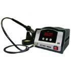 

1. 采用電磁式發(fā)熱芯，高頻渦流加熱，升溫迅速，從室溫至350℃只需20秒，測溫靈敏，回溫迅速。

2.發(fā)熱芯與烙鐵頭分體設(shè)計，焊咀與國際品牌相同，節(jié)省使用成本，更換方便。

3.控溫精確、穩(wěn)定，LED顯示直觀、方便。

4.密碼鎖定功能，防止操作人員誤調(diào)溫度，管理簡單。

5.數(shù)字式校溫，校正準(zhǔn)確。

6.自動休眠功能，非常節(jié)約能源，任意操作喚醒，使用方便。 

7.故障自我檢測功能，維護(hù)方便。防靜電設(shè)計

