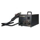 ·傳感器閉合回路控制，溫度精確穩(wěn)定，可安全拆焊QFP、PLCC、SOP、BGA等對溫度敏感的元器件。

·智能冷卻系統(tǒng)，工作完畢關(guān)機(jī)后延時送風(fēng)，風(fēng)溫低于100度后自動切斷電源。

·采用原裝進(jìn)口發(fā)熱絲，升溫快速，使用壽命長，焊接安全性能好，溫度恒定可調(diào)。

·采用原裝進(jìn)口氣泵、低振動、無噪音設(shè)計、保持工作環(huán)境的清靜。

·防靜電設(shè)計，防止因靜電及漏電而損壞PCB板。
