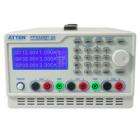 特點(diǎn)及優(yōu)點(diǎn)

·數(shù)字化可編程程控電源。

·3路可調(diào)輸出，具有獨(dú)立、串聯(lián)、并聯(lián)三種工作模式。

·192*64LCD顯示器，可同時(shí)顯示多組設(shè)定及輸出值(可變更顯示模式)。

·窗口化直覺(jué)式智能型操作接口，方便使用者操作。

·搞穩(wěn)定度、低漂移。

·過(guò)電壓、過(guò)電流、過(guò)溫度保護(hù)等多重保護(hù)方式。

·智能型風(fēng)扇控制(隨著輸出功率變換)。

·內(nèi)建蜂鳴器作為警告提示。

·精確軟件校正。

·飛梭旋鈕(微調(diào)與粗調(diào))

·90組設(shè)定記憶存儲(chǔ)。

·獨(dú)立、串聯(lián)、并聯(lián)模式。

·1秒的定時(shí)器為輸出工作回路(Auto Step runing)
