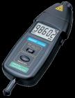 測試范圍：光電轉(zhuǎn)速方式：2.5~99,999RPM
接觸轉(zhuǎn)速方式：0.5~19,999RPM
接觸線速方式：0.05~1,999.9m/min
分辨率：
光電轉(zhuǎn)速：0.01RPM(2.5~999.99RPM) 　　　　　0.1RPM(1,000~9,999.9RPM) 
　　　　　1RPM(10,000RPM以上)
接觸轉(zhuǎn)速：0.01RPM(0.5~999.99RPM) 
　　　　　0.1RPM(1,000~9,999.9RPM) 
　　　　　1RPM(10,000RPM以上)
接觸線速：0.01m/min(0.05~99.99m/min)
　　　　　0.1m/min(100m/min以上)
準確度：± (0.05%+1個字) 
采樣時間：0.5秒(120RPM以上) 
量程選擇：自動切換
電源：3x1.5V AAA電池
工作電流：最大45mA
